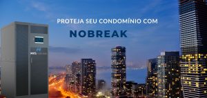 A imagem transmite uma mensagem de **segurança e proteção para condomínios** utilizando Nobreaks. ### **Elementos Visuais:** 1. **Fundo Moderno e Urbano:** - Um cenário de prédios iluminados ao anoitecer, representando condomínios residenciais e comerciais que dependem de energia estável para manter suas operações. 2. **Mensagem Principal:** - O texto **"PROTEJA SEU CONDOMÍNIO COM NOBREAK"** está centralizado e destaca a importância da segurança energética para edifícios. A palavra **"NOBREAK"** está em negrito, reforçando a solução oferecida. 3. **Imagem do Nobreak:** - Posicionado à esquerda, o Nobreak MVS transmite robustez e confiabilidade, simbolizando a proteção contra apagões e oscilações elétricas. 4. **Logotipo da MVS Nobreak:** - Destacado no Nobreak, reforçando a identidade da marca e sua especialização no setor. ### **Tom e Mensagem:** A imagem comunica **confiabilidade, segurança e prevenção** para condomínios, sugerindo que um Nobreak é essencial para manter **elevadores, portões automáticos, câmeras de segurança e áreas comuns funcionando mesmo em quedas de energia**.